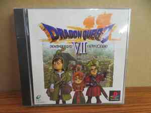 KMG3987★PS ドラゴンクエスト7 エデンの戦士たち ドラゴンクエストⅦ ケース付説明書無 起動確認済み 研磨・クリーニング済み