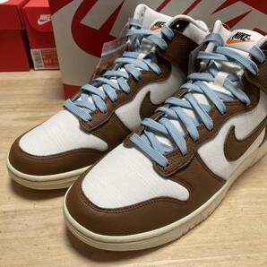 ナイキ ダンク HIGH レトロ プレミアム 28.5㎝ 新品 ピーカン/ウォーンブルー/オフノワール/セイル SNK697