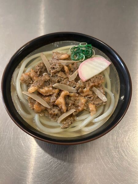 食品サンプル 肉うどん飲食店ディスプレイ用