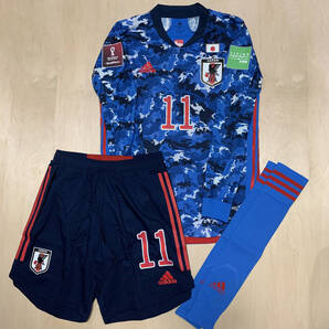 2021 2022 日本代表 久保建英 選手支給品 ユニフォーム カタール W杯 最終予選 ソシエダ 選手用 アディダス 炎 ドーハ Japan Kubo 21 22