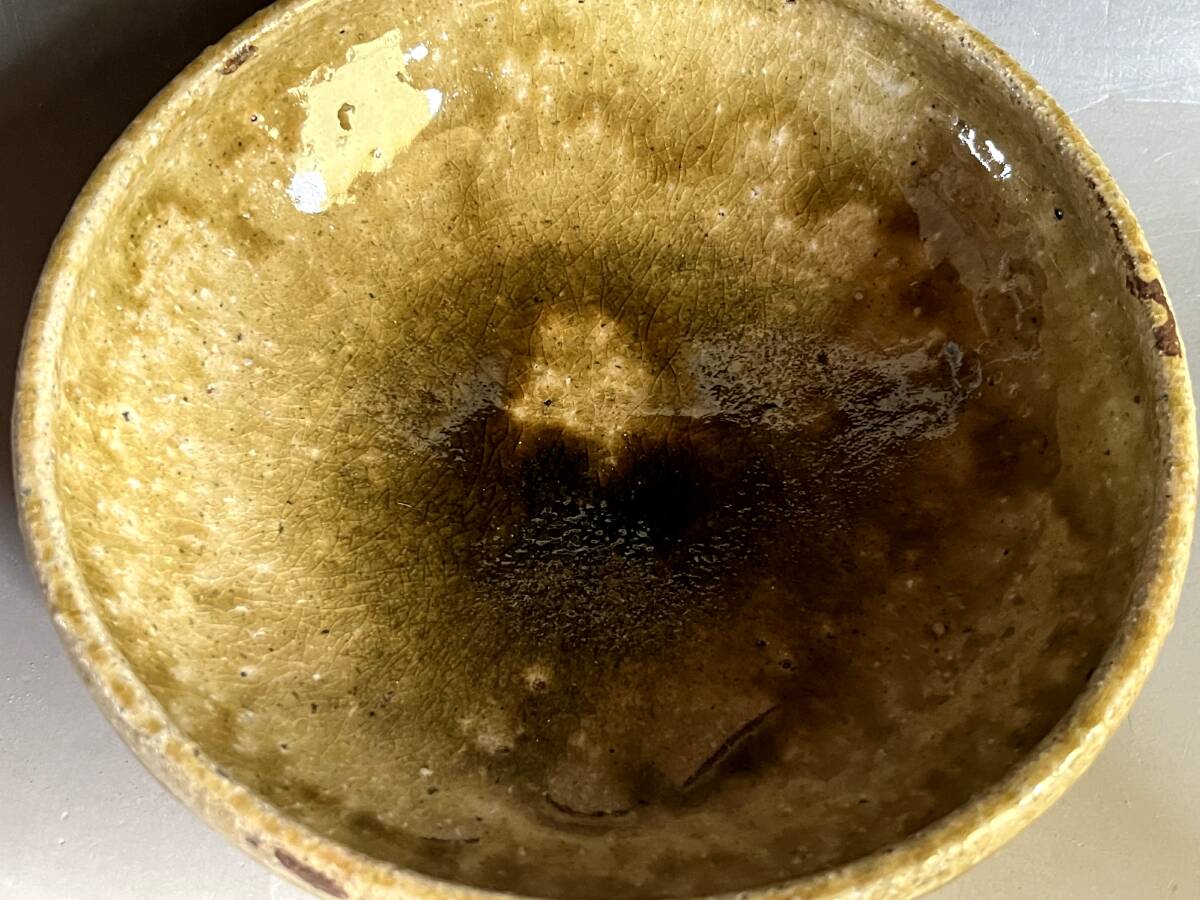 鉢■古瀬戸自然釉浅鉢 緑釉薬 菓子鉢 土物皿 料理鉢 古美術 時代物 骨董品■ 鉢□古瀬戸自然釉浅鉢 緑釉薬 菓子鉢 土物皿 料理