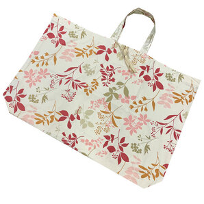 送料無料【新品】マチ15㎝ 【 布団 通園 バッグ】袋 【Leaf-R】