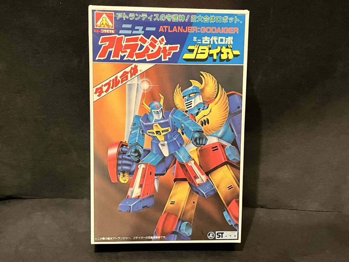 包装未開封 アオシマ ニューアトランジャー ミニ古代ロボ