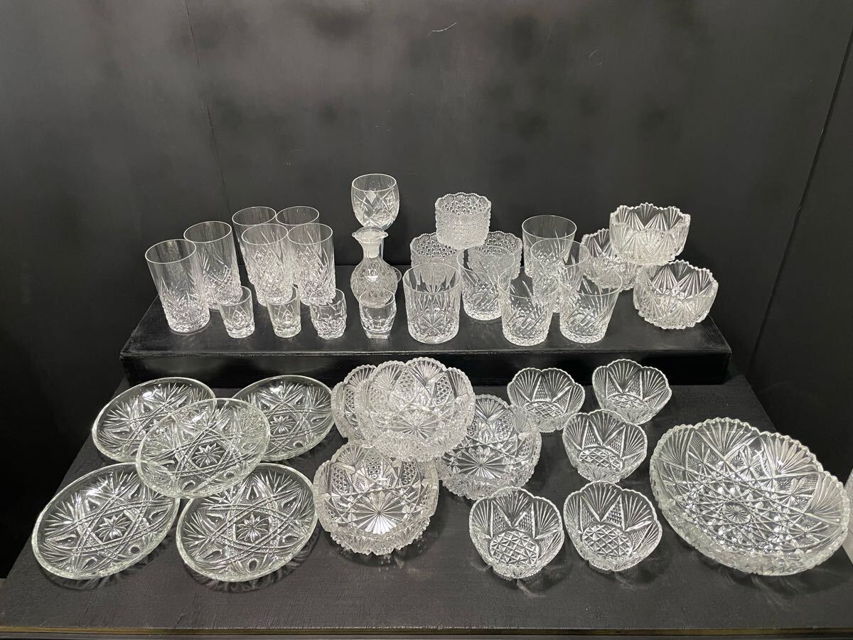 2024新商品 和ガラス◇ウランガラス小鉢 / 5個セット◇戦前 氷コップ 醤油 その他
