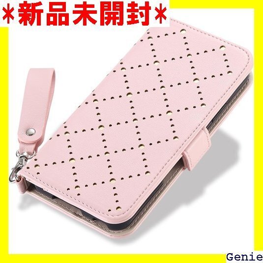 iPhone 15 ケース 手帳型 かわいい ストラッ 優しい手触り めちゃくちゃかわいい スタンド機能 ピンク 47