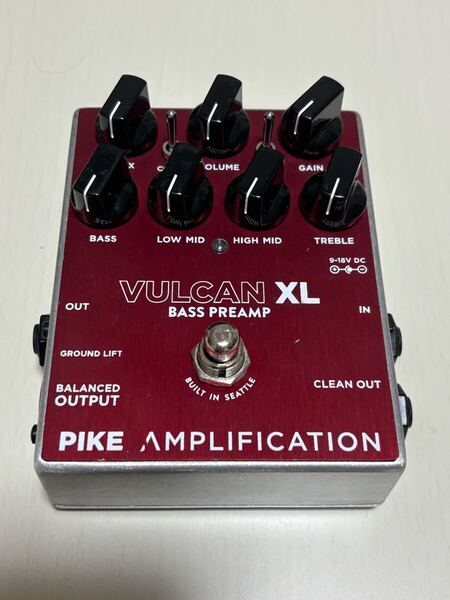 Pike Amplification VULCAN XL ベースプリアンプ