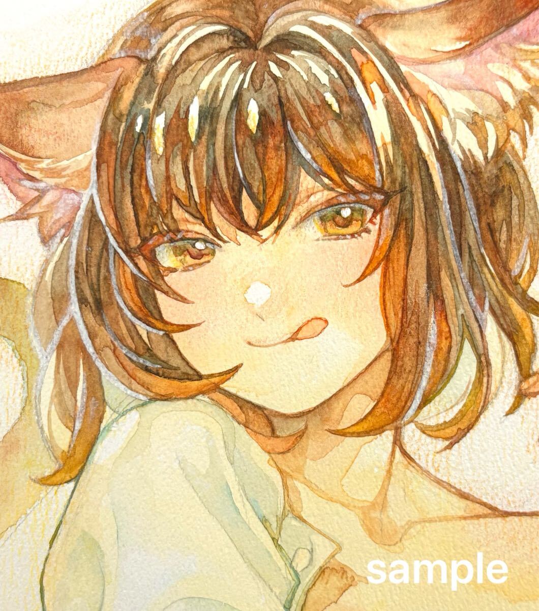 Yahoo!オークション -「猫娘」(手描きイラスト) の落札相場