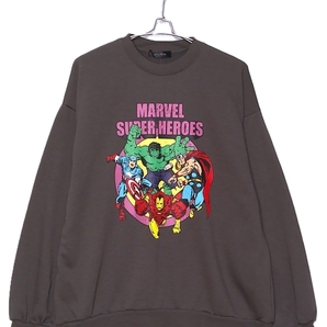 即決■★MARVEL × LITTLE POLPA★■トレーナー:SIZE=L