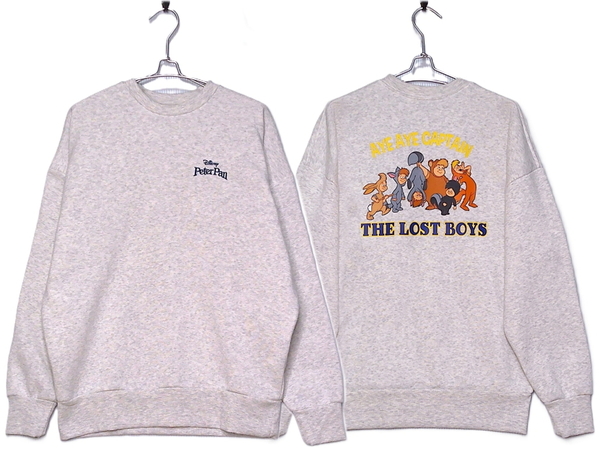 即決■★Disney Peterpan★■ピーターパン トレーナー:SIZE=M
