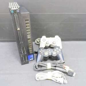 【中古】 SONY PlayStation2 SCPH-50000 ブラック プレイステーション2 PS2 プレステ2 (BR2)