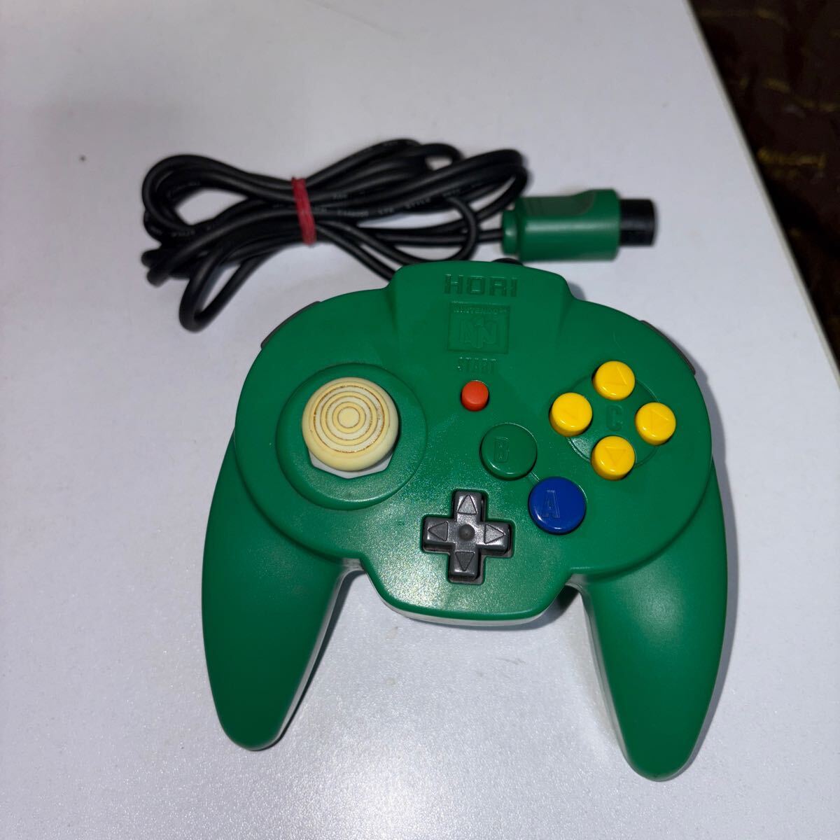 動作確認済】ニンテンドー64 ホリパッドミニ トロピカルレッド