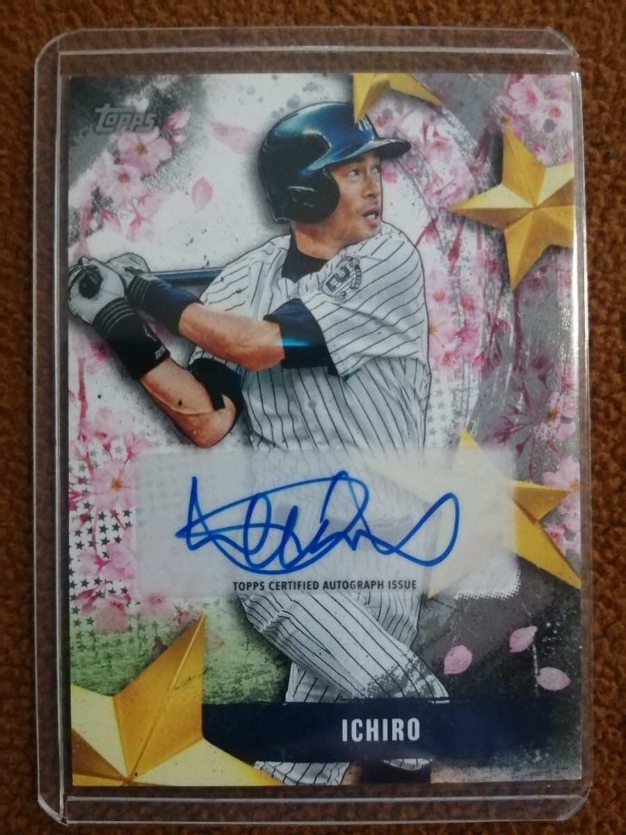 Yahoo!オークション -「イチローサイン」(Topps) (シングル Yahoo!オークション -「イチローサイン」(Topps) (シングル