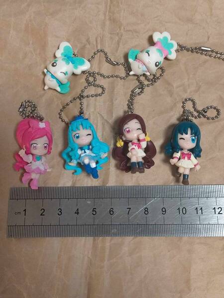 欠品 ハートキャッチ プリキュア スイング 全6 フィギュア キーホルダー HEARTCATCH PRECURE swing Pretty Cure Figure keychain keyring