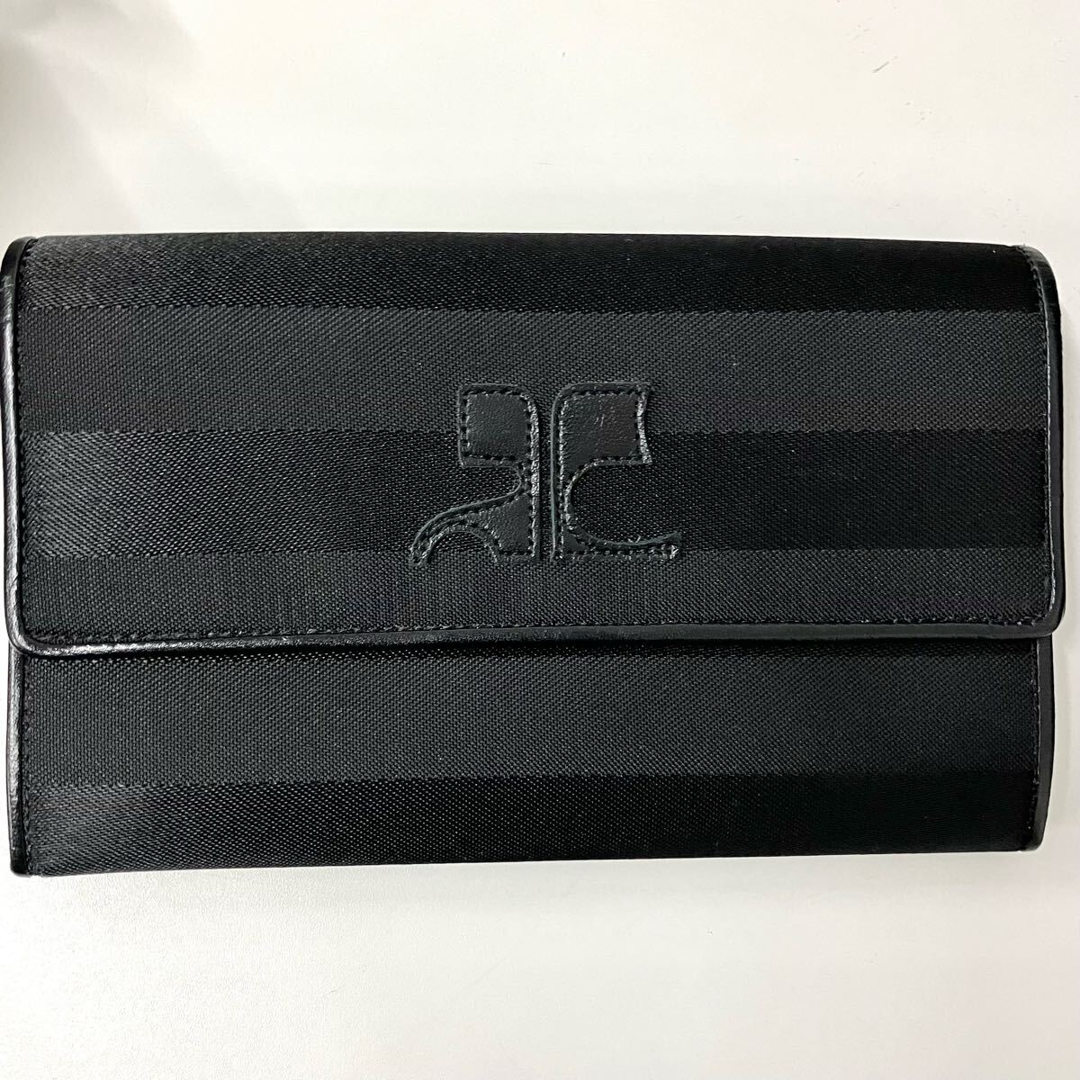 ★関税込★Courreges★ロゴ エンベロープ カード ウォレット★ Yahoo!オークション -「courregesクレージュ」(財布