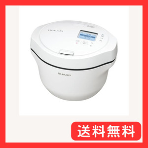 シャプ 水なし自動調理鍋 ヘルシオ ホットクック KN-HW24G-W ホワイト 2.4L 2~6人用 かきまぜ 無水