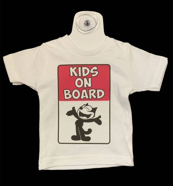 FELIX THE CAT★KIDS ON BOARD 子供が乗ってます フィリックス ザキャット アメキャラ ホットロッド/ローライダー/ア車好きにオススメ!