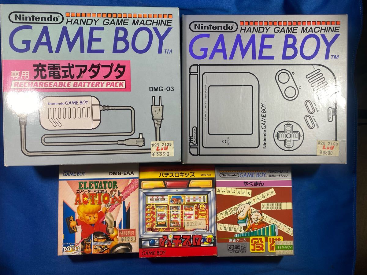 ゲームボーイ 本体 初代 動作確認済 アダプター レア カセット