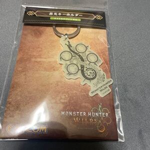 モンスターハンター ワイルズ ゲオ限定 タイトルロゴ 蓄光アクリルキーホルダー 新品未開封