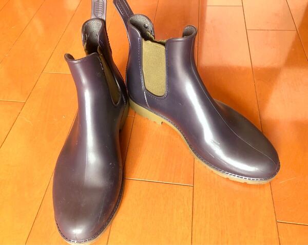 フランス製meduceメデュースレインブーツ3925cmくすんだパープル系♪レディースレインシューズ