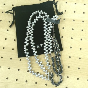 K.T KIYOKO TAKASE キヨコ タカセ ネックレス グレー系
