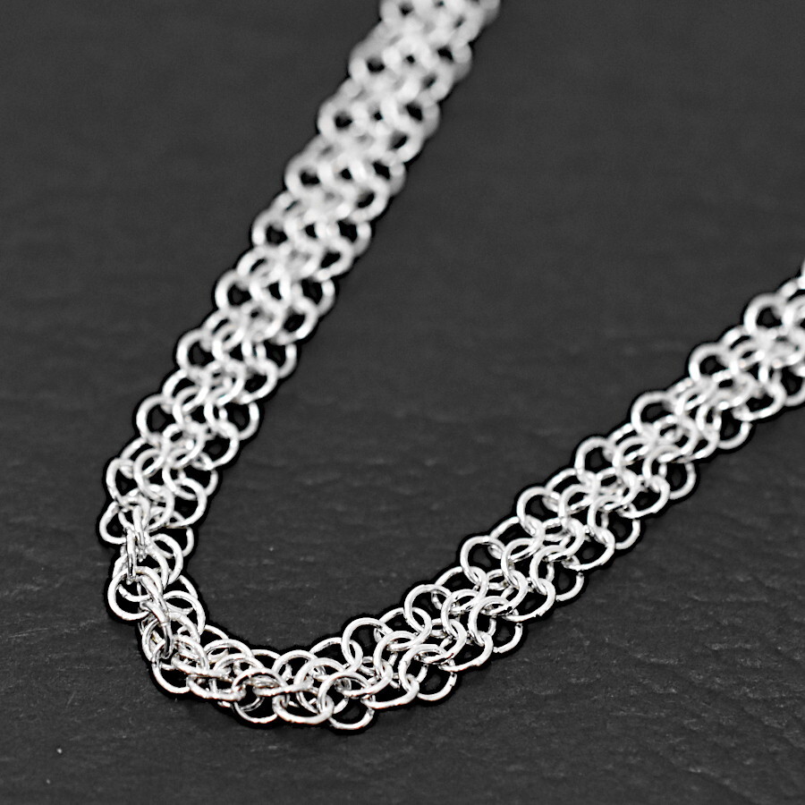 最終価格美品TIFFANY&Co.ティファニーメッシュネックレスロング