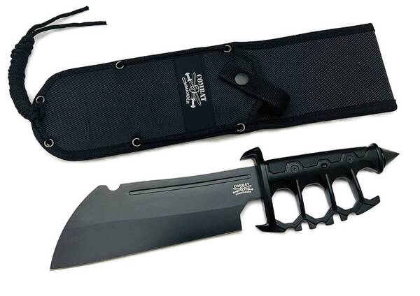ユナイテッドカトラリー Combat Commander シースナイフ クリーバー型 肉切り包丁 ナックルガード付き #UC3449