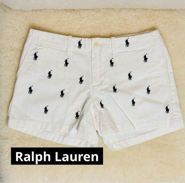 新品 * Ralph Lauren ラルフローレン ポロ馬刺繍 ショートパンツ