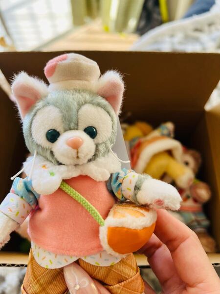ディズニーシー ジェラートニー ぬいぐるみバッジ ワンダフルキッチン ダッフィー