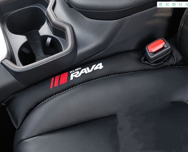 RAV4シートサイド クッション 2本セット 隙間スペーサー 黒色