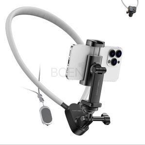 ネックレス式マウント クイックリリース 超軽量首掛け 磁気吸引 横撮り 縦撮り落下防止 多角度調整可能 旅行 登山 徒歩 釣り