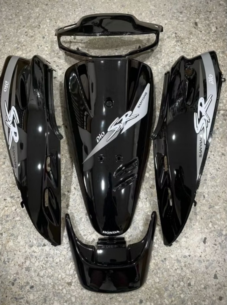 ホンダ スーパーディオ Dio AF27 外装 カウル 5点セット 黒