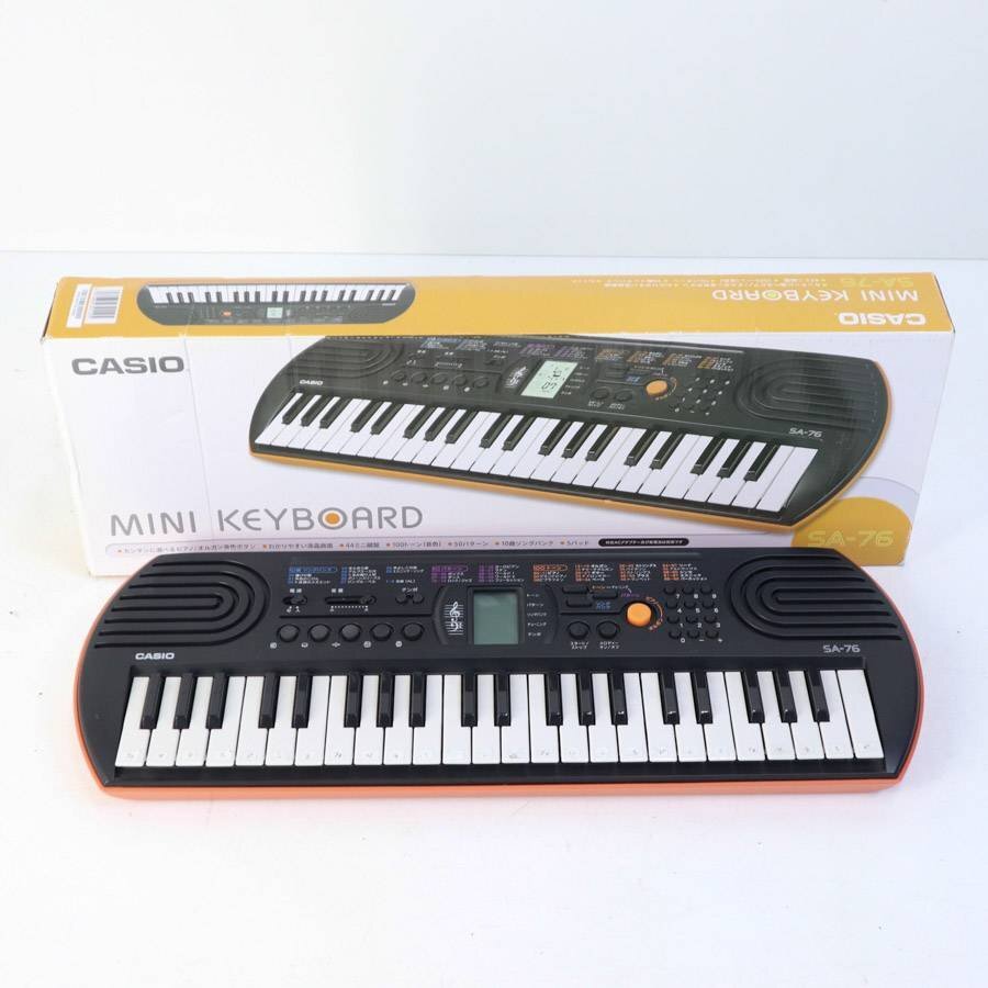 Yahoo!オークション -「casio sa-76 ミニキーボード」の落札相場