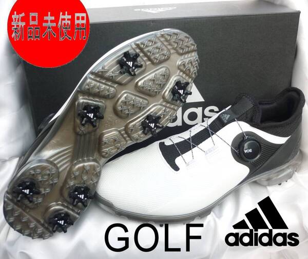 定価17600円新品28cm アディダス ゴルフシューズ ソフトスパイク アルファフレックス21ボア BOA GOLF/ワイド幅