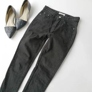 EGOIST EGOIST женские брюки скинни брюки черный подол молния 250331ng [Бесплатная доставка с 4 шт.