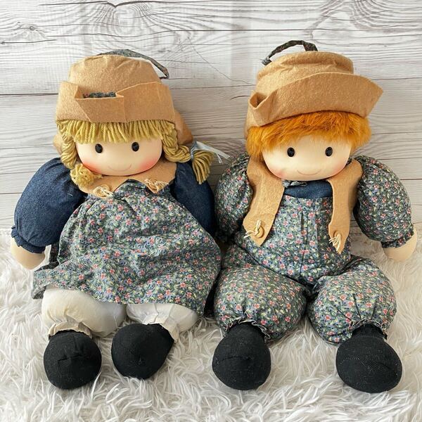 レトロ 昭和レトロ アンティーク 人形 ドール カントリー 抱き人形 ぬいぐるみ まとめ売り