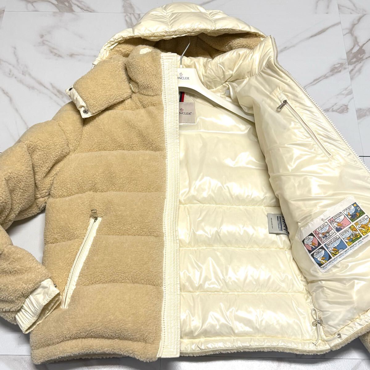 転勤‼️売り切り‼️モンクレール　ボアジャケット　0 最新買取実績】MONCLER モンクレール ダウンジャケット 97A2