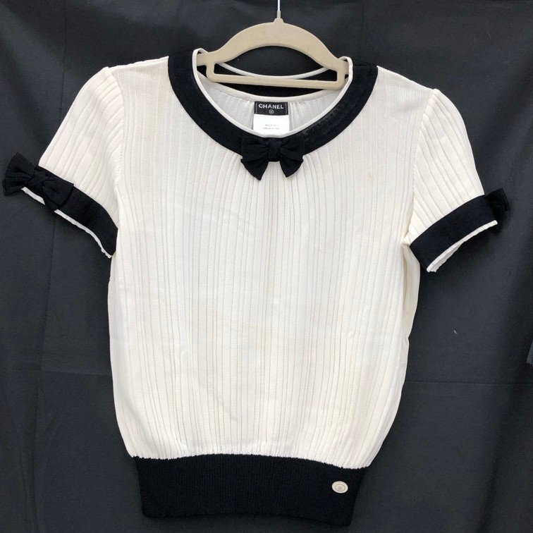 Yahoo!オークション -「シャネル トップス」(半袖セーター Yahoo!オークション -「シャネル トップス」(半袖セーター