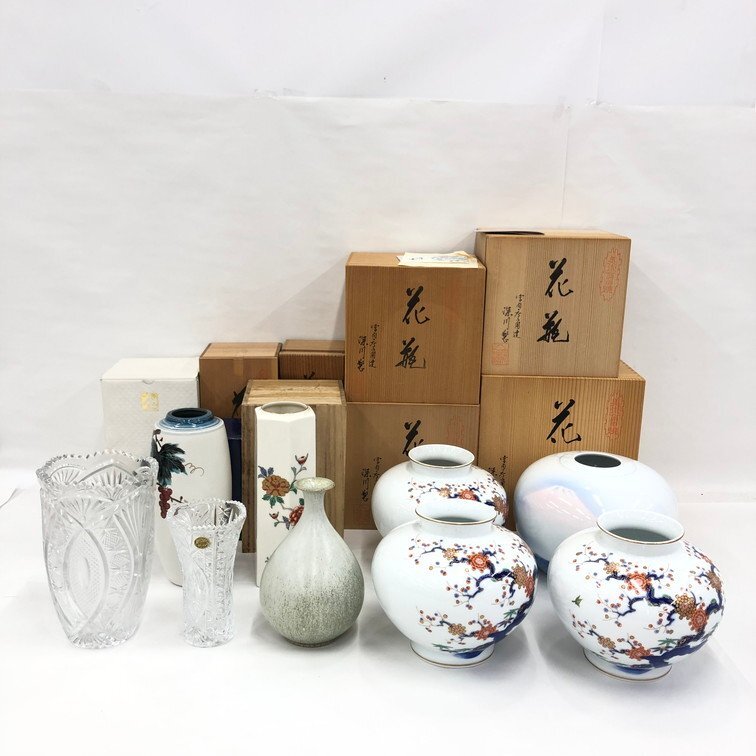 Yahoo!オークション -「深川製磁 花瓶」(インテリア小物) (家具 Yahoo!オークション -「深川製磁 花瓶」(インテリア小物) (家具