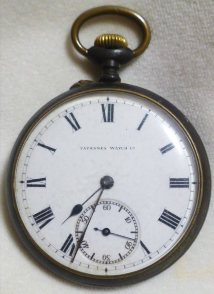 Sold out】絶版モデルのタバン（TAVANNES）社製18k金無垢懐中