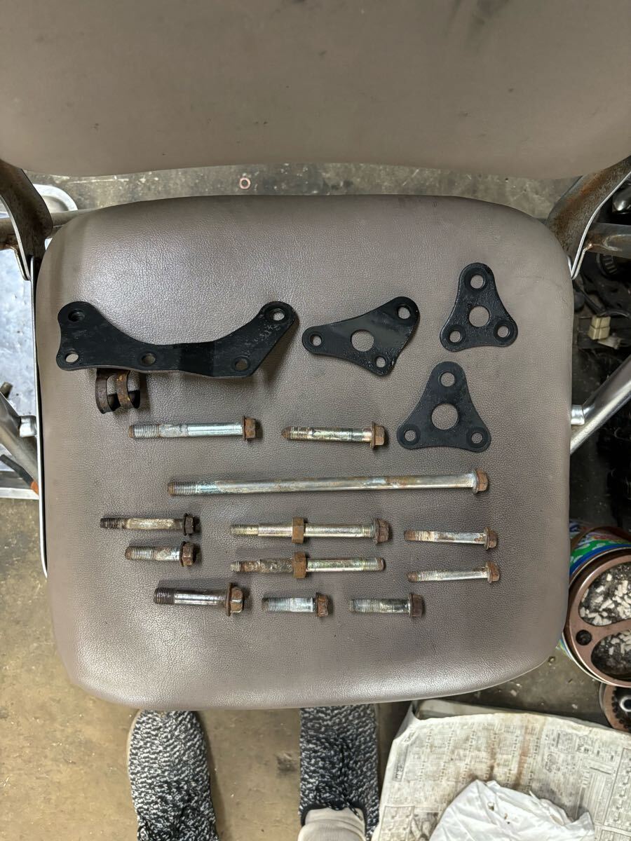 cbx400fエンジンハンガー新品ボルトセット エンジンハンガー