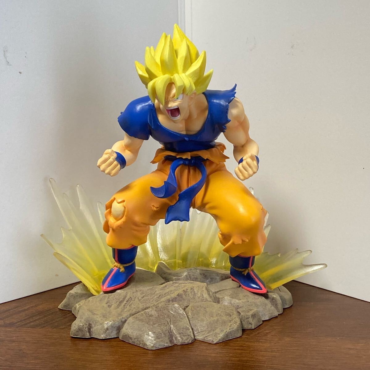 当時物 1991年 ドラゴンボールZ 超サイヤ人孫悟空 抽プレ ソフビ