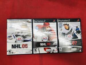 NHL 08 07 06 お得品! 3本 セット 海外版 北米版 ホッケー