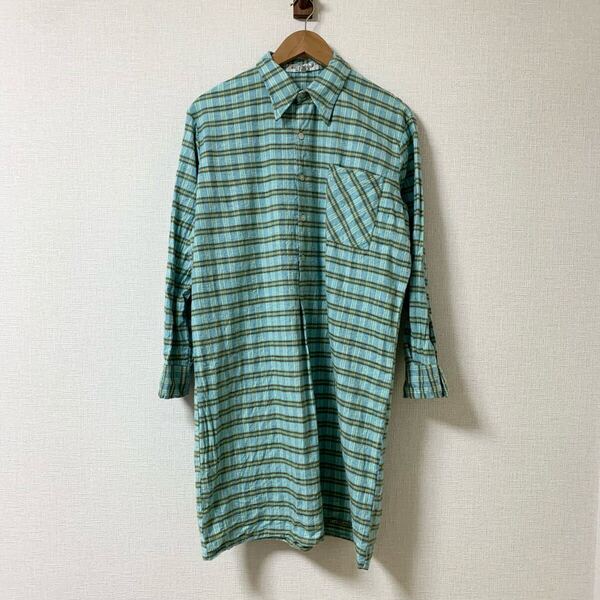 euro grandfather shirt grandpa shirt グランパシャツ vintage es08 ユーロ 古着 vintage ドイツ製 ビンテージ ヴィンテージ ワーク ネル