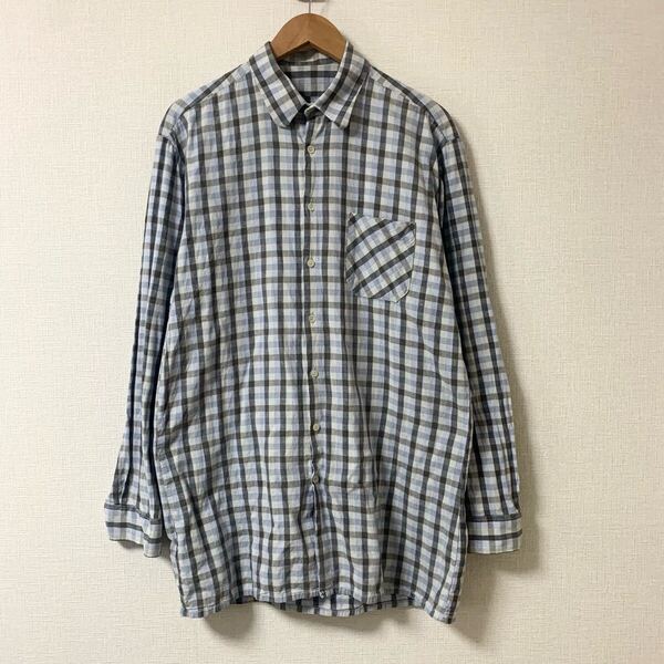 euro grandfather shirt grandpa shirt グランパシャツ vintage es09 ユーロ 古着vintage フレンチ ビンテージ ヴィンテージ ロングシャツ