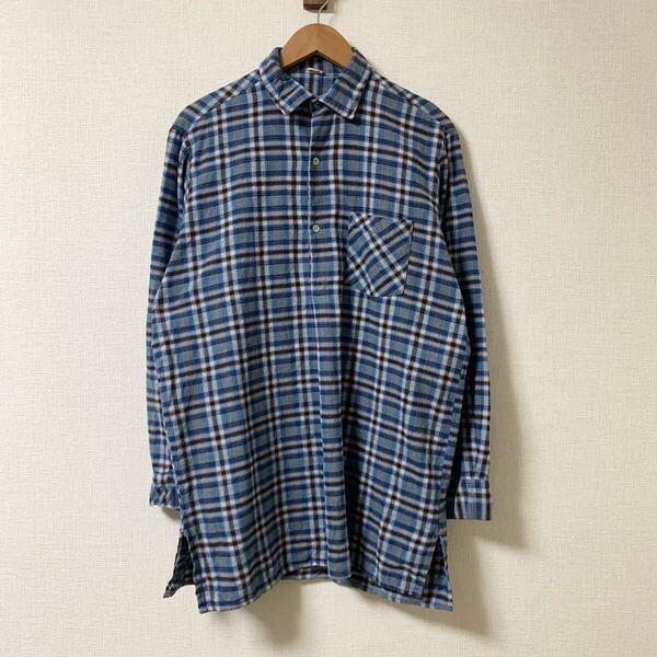 70s euro grandfather shirt grandpa shirt グランパシャツ vintage es14 古着 vintage フレンチ ビンテージ ヴィンテージ ヨーロッパ