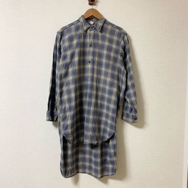 euro grandfather shirt grandpa shirt グランパシャツ vintage es15 ユーロ 古着vintage フレンチ ビンテージ ヴィンテージ ヨーロッパ