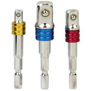 【新着商品】差込角 3本組 6.35(1/4)・9.5(3/8)・12.7(1/2)mm用 ソケットアダプターセット ESA-3