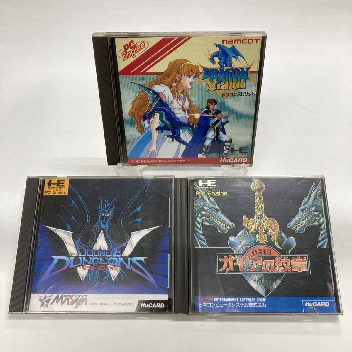 Dragon Spirit PC Engine Hucard Game Namco NEC Tested NTSC-J