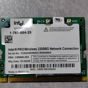Intel/無線LANカード【 WM382200BG 】Vaio他/送料込/中古