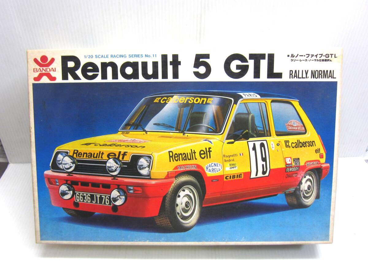 未組立 バンダイ 1/20 ルノー サンク Renault 5 プラモデル